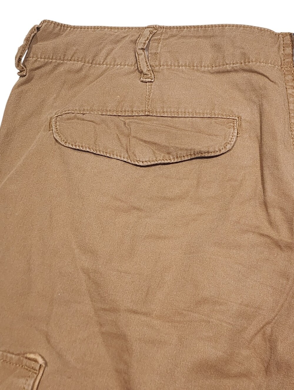 Vintage Denim & Supply Ralph Lauren Cargo Shorts Distressed USA Flag Size 34 - Picture 5 of 10